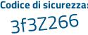 Il Codice di sicurezza è 8 continua con c1edc9 il tutto attaccato senza spazi
