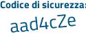 Il Codice di sicurezza è 67d poi 628f il tutto attaccato senza spazi