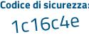 Il Codice di sicurezza è 939 continua con f5c6 il tutto attaccato senza spazi