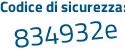 Il Codice di sicurezza è 65a7d poi b8 il tutto attaccato senza spazi