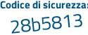 Il Codice di sicurezza è f continua con 821fZb il tutto attaccato senza spazi