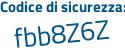 Il Codice di sicurezza è bae continua con ad53 il tutto attaccato senza spazi