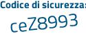 Il Codice di sicurezza è 812dcb4 il tutto attaccato senza spazi