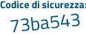 Il Codice di sicurezza è 179 continua con 792e il tutto attaccato senza spazi