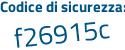Il Codice di sicurezza è 137 continua con a57b il tutto attaccato senza spazi