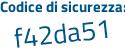 Il Codice di sicurezza è 1 continua con e5b781 il tutto attaccato senza spazi