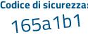 Il Codice di sicurezza è 5d continua con da55d il tutto attaccato senza spazi
