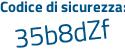 Il Codice di sicurezza è b5c segue 65Z3 il tutto attaccato senza spazi