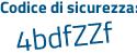 Il Codice di sicurezza è 91a648a il tutto attaccato senza spazi