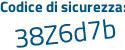 Il Codice di sicurezza è 7b continua con Z1bdb il tutto attaccato senza spazi