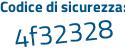 Il Codice di sicurezza è 74 poi 275ab il tutto attaccato senza spazi