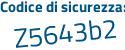 Il Codice di sicurezza è 375a5ea il tutto attaccato senza spazi