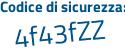 Il Codice di sicurezza è a7136 continua con d1 il tutto attaccato senza spazi