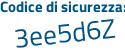 Il Codice di sicurezza è 56f2 segue 59Z il tutto attaccato senza spazi