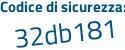 Il Codice di sicurezza è 71677 poi 3f il tutto attaccato senza spazi