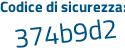 Il Codice di sicurezza è 4 poi 32ZZbZ il tutto attaccato senza spazi