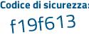 Il Codice di sicurezza è 8e poi 1b276 il tutto attaccato senza spazi