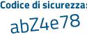 Il Codice di sicurezza è 61ae26Z il tutto attaccato senza spazi
