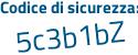 Il Codice di sicurezza è f segue bd8919 il tutto attaccato senza spazi
