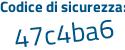 Il Codice di sicurezza è 9ef96 poi cb il tutto attaccato senza spazi