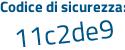 Il Codice di sicurezza è abc3 continua con b74 il tutto attaccato senza spazi