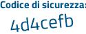 Il Codice di sicurezza è 5 continua con bc9f44 il tutto attaccato senza spazi