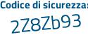 Il Codice di sicurezza è dd5e segue e8a il tutto attaccato senza spazi