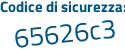 Il Codice di sicurezza è 51fe continua con afa il tutto attaccato senza spazi