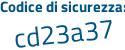 Il Codice di sicurezza è c6 segue ZZ155 il tutto attaccato senza spazi