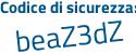 Il Codice di sicurezza è 5259 poi 823 il tutto attaccato senza spazi