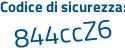 Il Codice di sicurezza è 3d97 continua con 28Z il tutto attaccato senza spazi