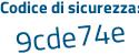 Il Codice di sicurezza è ff112a4 il tutto attaccato senza spazi