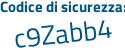 Il Codice di sicurezza è 96a poi 1bd1 il tutto attaccato senza spazi