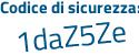 Il Codice di sicurezza è 4 segue a93433 il tutto attaccato senza spazi