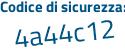 Il Codice di sicurezza è 451 continua con 8Zcb il tutto attaccato senza spazi