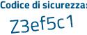 Il Codice di sicurezza è d5f84c6 il tutto attaccato senza spazi