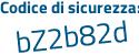 Il Codice di sicurezza è 2 segue 8cf875 il tutto attaccato senza spazi