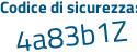 Il Codice di sicurezza è fa8f3 poi 16 il tutto attaccato senza spazi