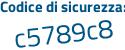 Il Codice di sicurezza è 9e23d1Z il tutto attaccato senza spazi