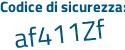 Il Codice di sicurezza è 73 poi Z8Z8c il tutto attaccato senza spazi