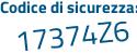 Il Codice di sicurezza è 4eZ9d segue 78 il tutto attaccato senza spazi