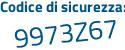 Il Codice di sicurezza è b2b6 continua con 982 il tutto attaccato senza spazi