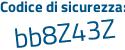 Il Codice di sicurezza è 66 continua con 546e4 il tutto attaccato senza spazi