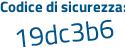 Il Codice di sicurezza è 8859127 il tutto attaccato senza spazi