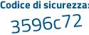 Il Codice di sicurezza è 6881928 il tutto attaccato senza spazi