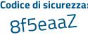 Il Codice di sicurezza è 6b61887 il tutto attaccato senza spazi