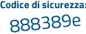 Il Codice di sicurezza è 77 continua con 819ec il tutto attaccato senza spazi