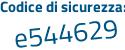 Il Codice di sicurezza è 52897 poi Z9 il tutto attaccato senza spazi