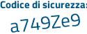 Il Codice di sicurezza è 6b51 poi 944 il tutto attaccato senza spazi
