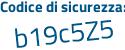 Il Codice di sicurezza è be2 poi e8b1 il tutto attaccato senza spazi